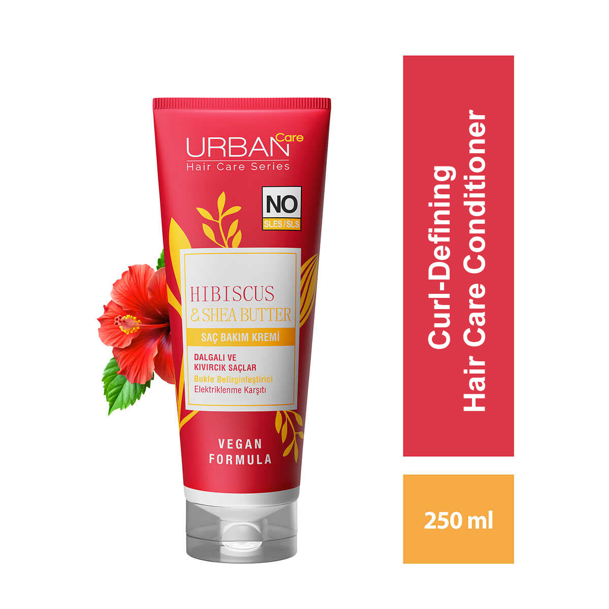 URBAN Care Twisted Curls Hibiscus & Shea Butter Conditioner 250 ML