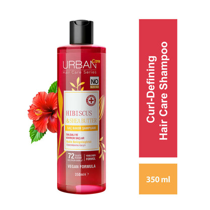 URBAN Care Twisted Curls Hibiscus & Shea Butter Shampoo 350 ML